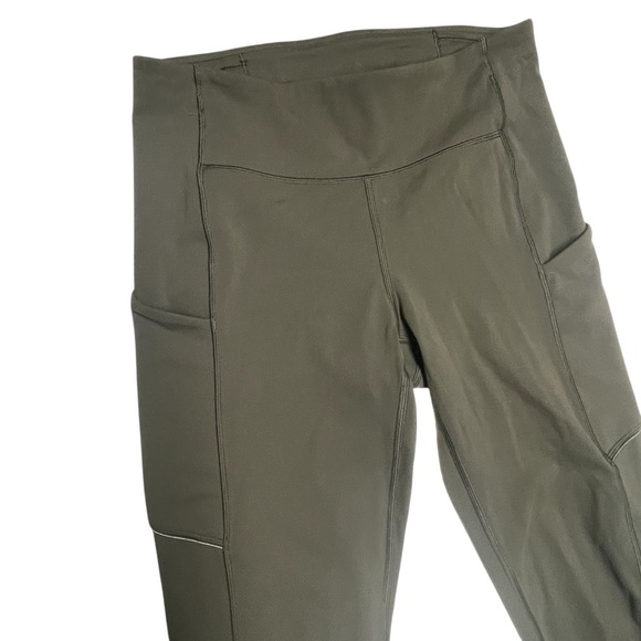 Lululemon Speed Up Tight Size 6 Dark Olive - Picture 7 of 12